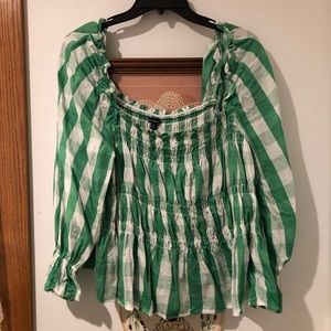 Gingham Top 💚